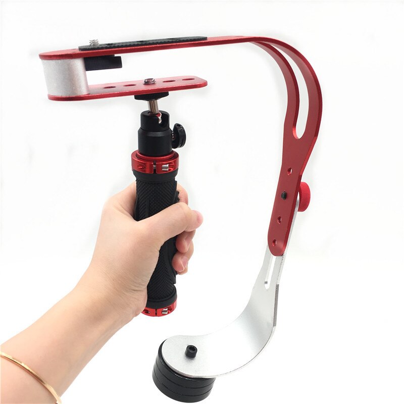 Legering aluminium mini håndholdt digitalkamera videokamera stabilisator video steadicam mobil dslr 5 dii motion dv steadycam for gopro: Default Title
