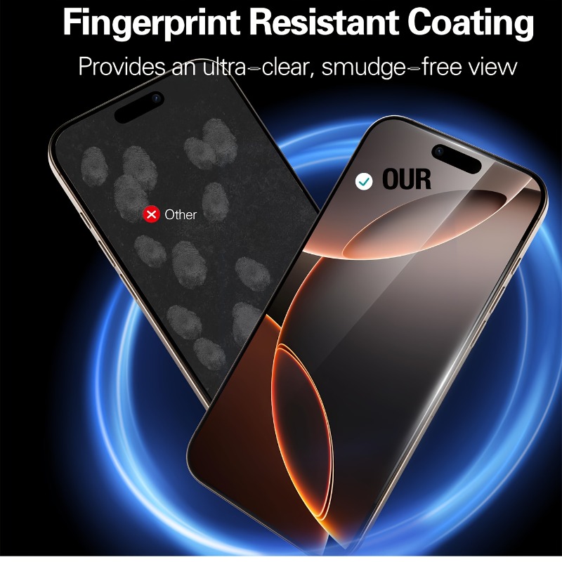 2 Stück Displayschutzfolie aus gehärtetem Glas mit 2 Stück Kameraobjektivfolie für iPhone 17 16 15 14 13 12 11 Profi Max 15 16Plus 16e Luftglas