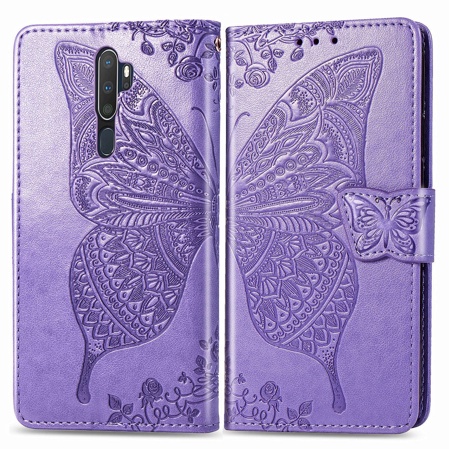 Voor Coque OPPO A9 Case OPPO A5 Case Luxe Flip PU Leather Card Slots Wallet Stand Case voor capa OPPO A9 A5 Cover