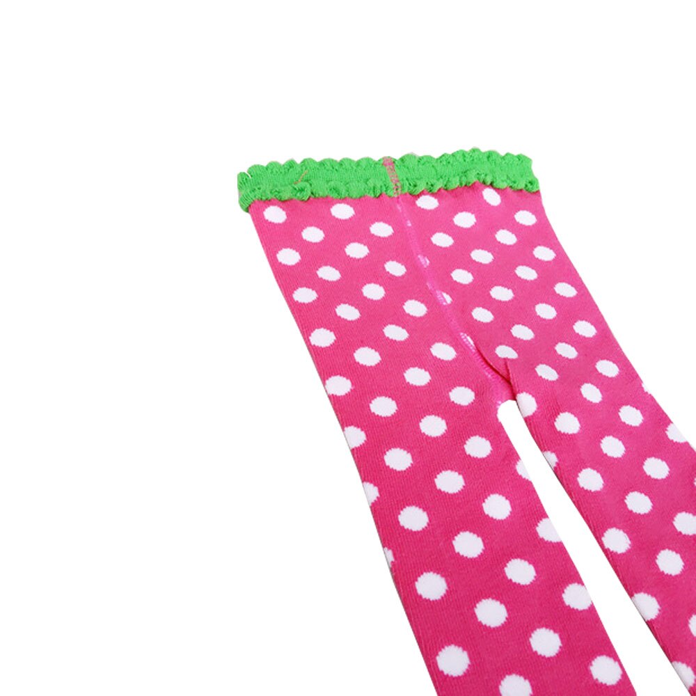 6M-5T Baby Meisje Panty Kindje Kousen Rajstopy Handgemaakte Been Mesh Kant Polka Dot Jacquard Zonder Voeten panty Meisje