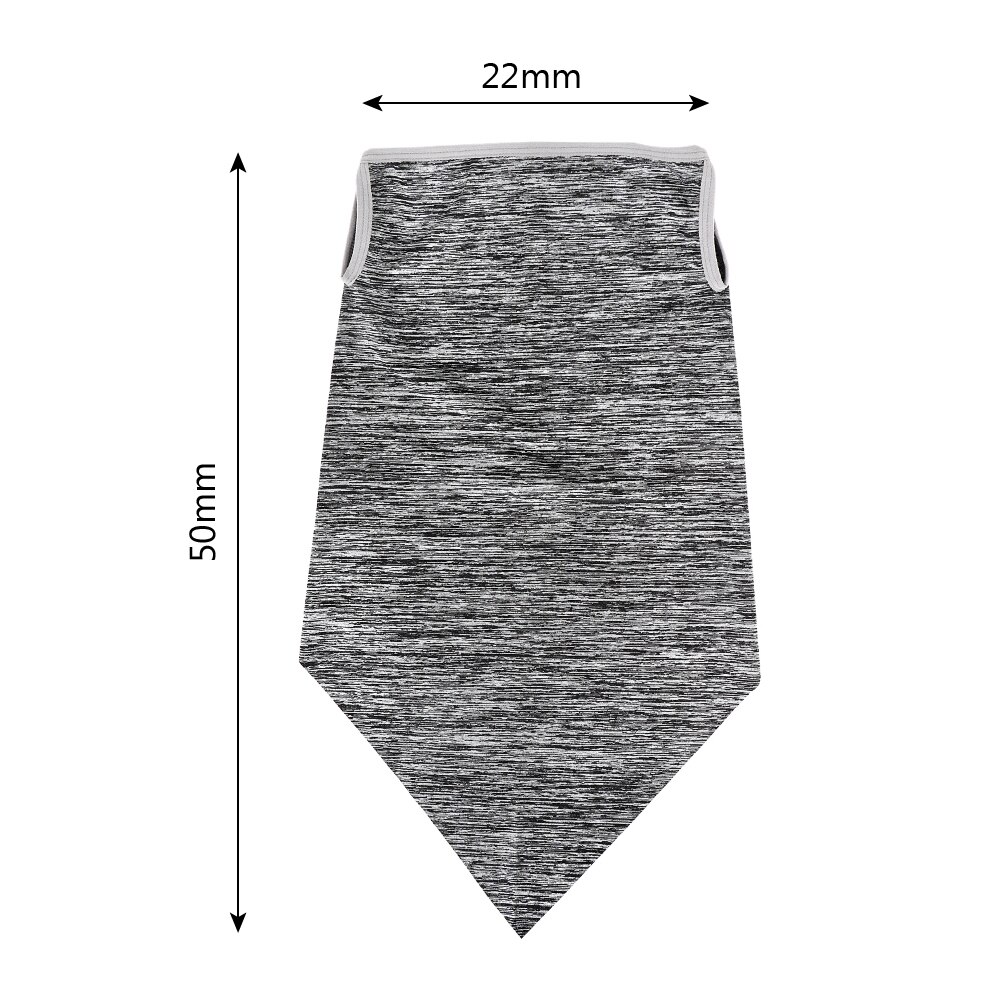 Bufanda deportiva a prueba de viento, mascarilla de fibra viscosa para ciclismo, a prueba de polvo, triangular, transpirable