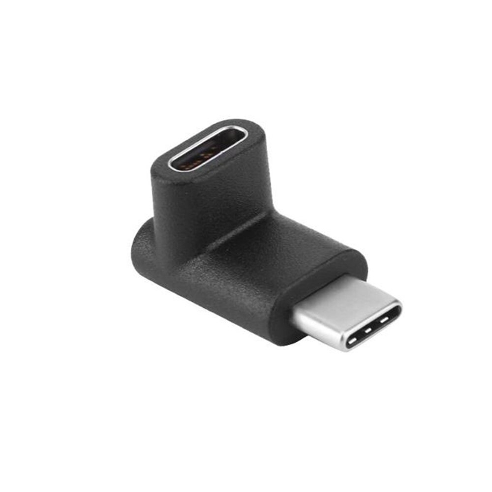 Mini kannettava 90 asteen suorakulmainen usb 3.1 tyyppi c uros-naaras muunnin usb-c-sovitin älypuhelin tarvikkeet: B