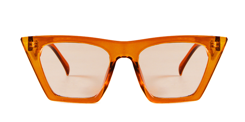 Vintage Square Cat Eye Sunglasses Women Brand Tortoise Shell Black Frame Trendy Oversized Sun Glasses Shades S432: black