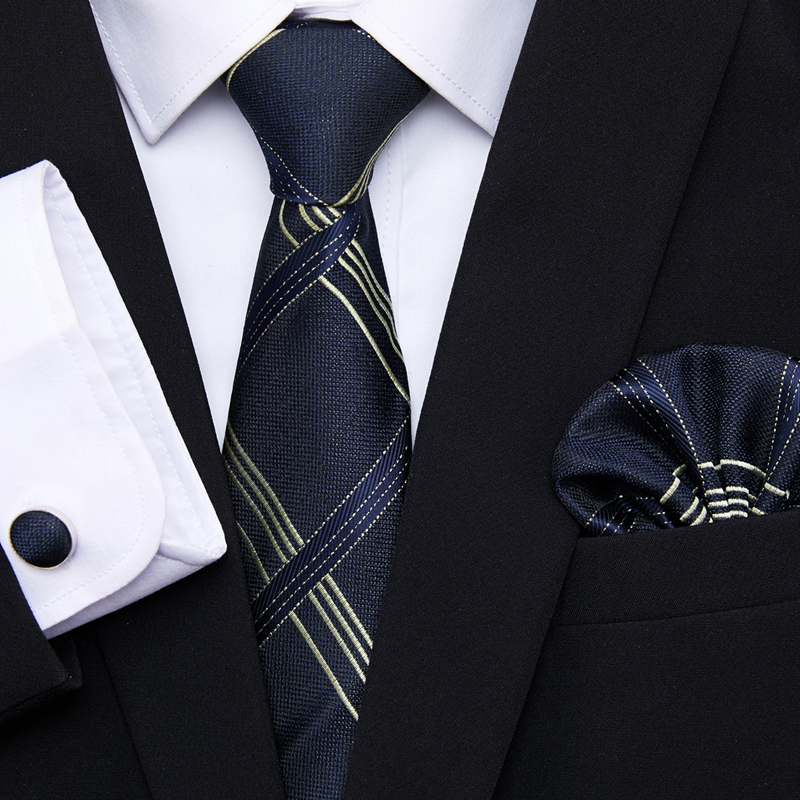 Cravatta verde stile più recente per uomo, regalo per le vacanze, cravatta, fazzoletti da taschino, impostato cravatta, accessori da sposa a righe, uomo