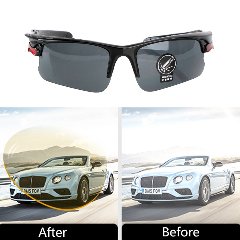Auto Nachtzicht Bril Nachtzicht Rijden Bril Beschermende Gears Driver Goggles Uv-bescherming Zonnebril