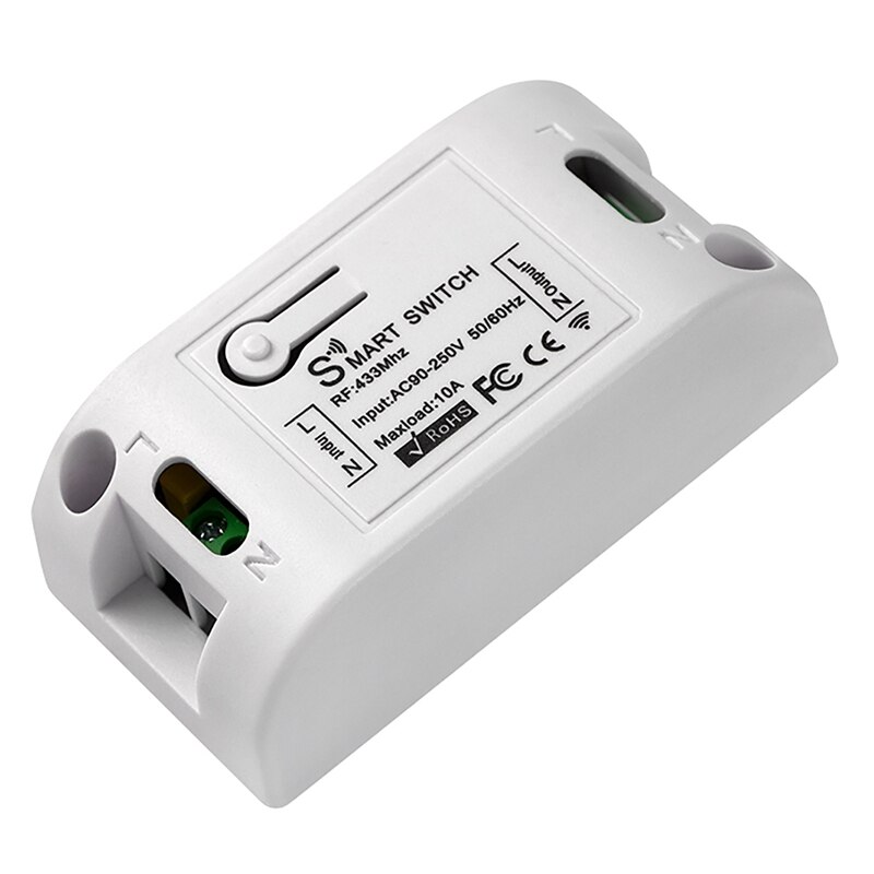 Wifi Draadloze Smart Switch Module 230V 10A Afstandsbediening Smart Single Circuit Breaker Voor Alexa / Echo Google Thuis