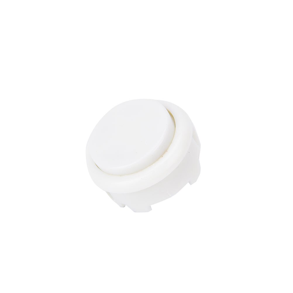 1 STKS Ronde arcade Drukknop Ingebouwde jog voor DIY arcade controller 6 Kleuren: WHITE