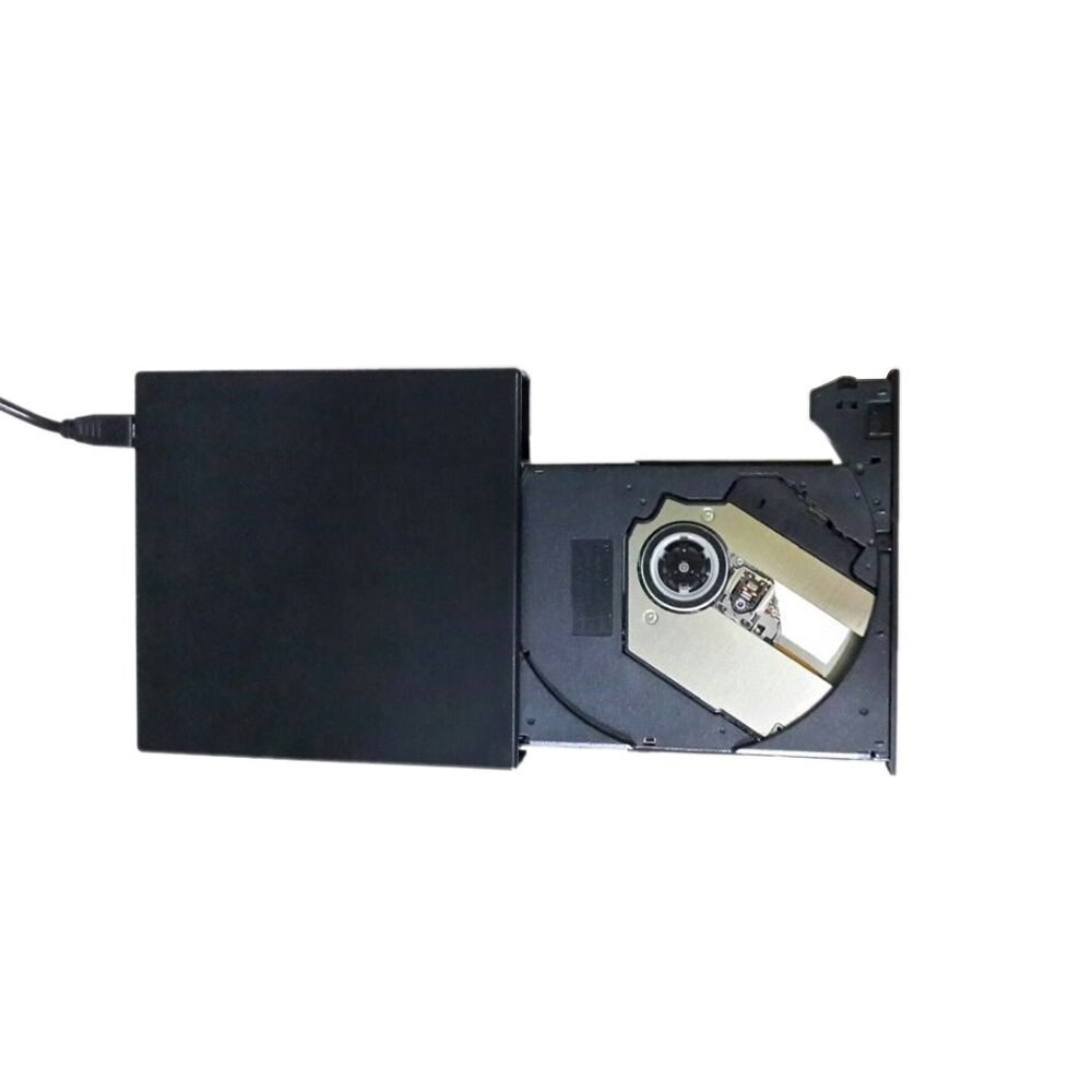 USB 2.0 External Slim Portable Optical Disc Drive for Notebook PC Laptop