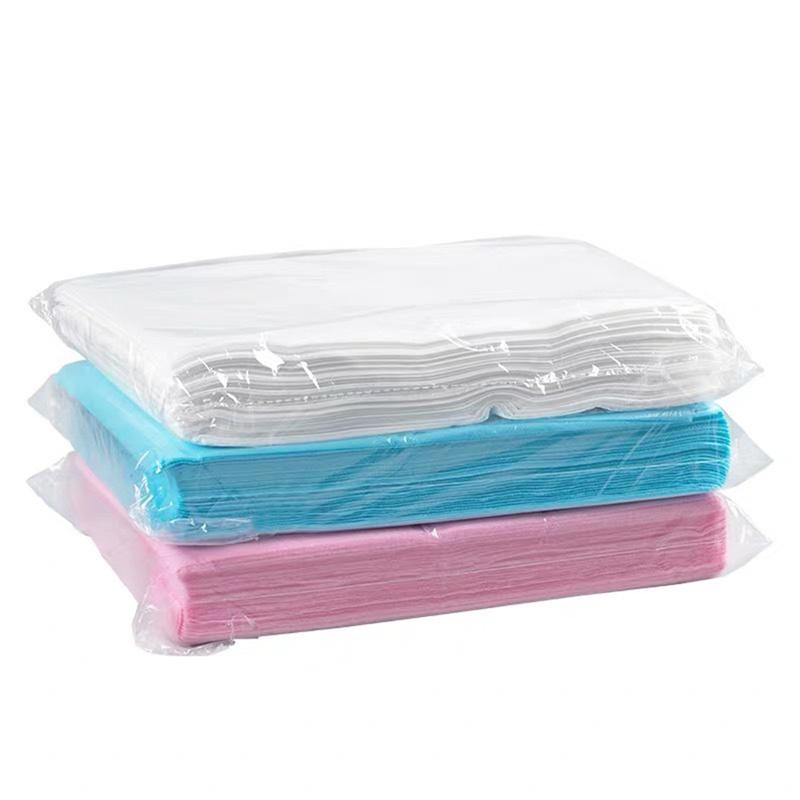 Lençol descartável para cama de 175x75cm, lençol massageador para salão de beleza, cobertura para cama e salão de beleza com 10 peças folha de tampa da tabela