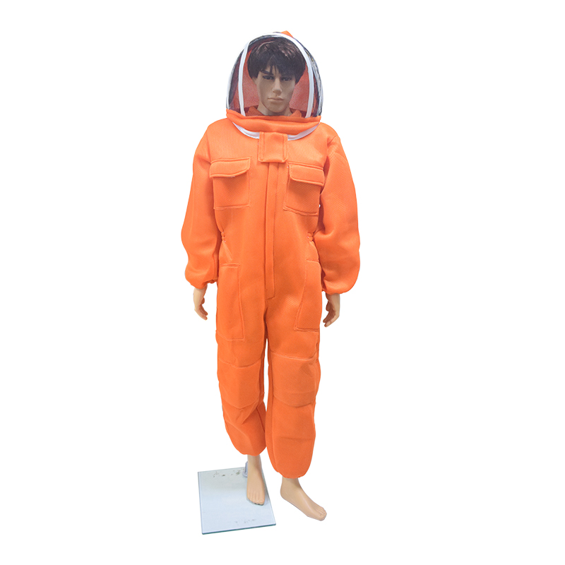 Bee Suit Grade Preferred 3D Air Cotton Fabric Full Body Beekeeping Protective Clothing Beekeeper Suits Equipment: L / Clear