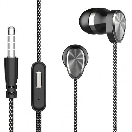 Headphone Portable Headset Universal Adjustable Good Wired Gaming Earphone: Black