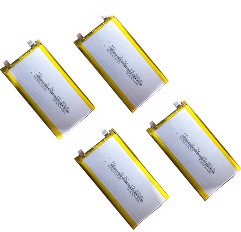 1/2/3/4 stuks 3.7 V 5000 mAh 6060100 Li-polymeer Oplaadbare Batterijen Lithium Polymeer batterij Voor Digitale Producten: 4PCS