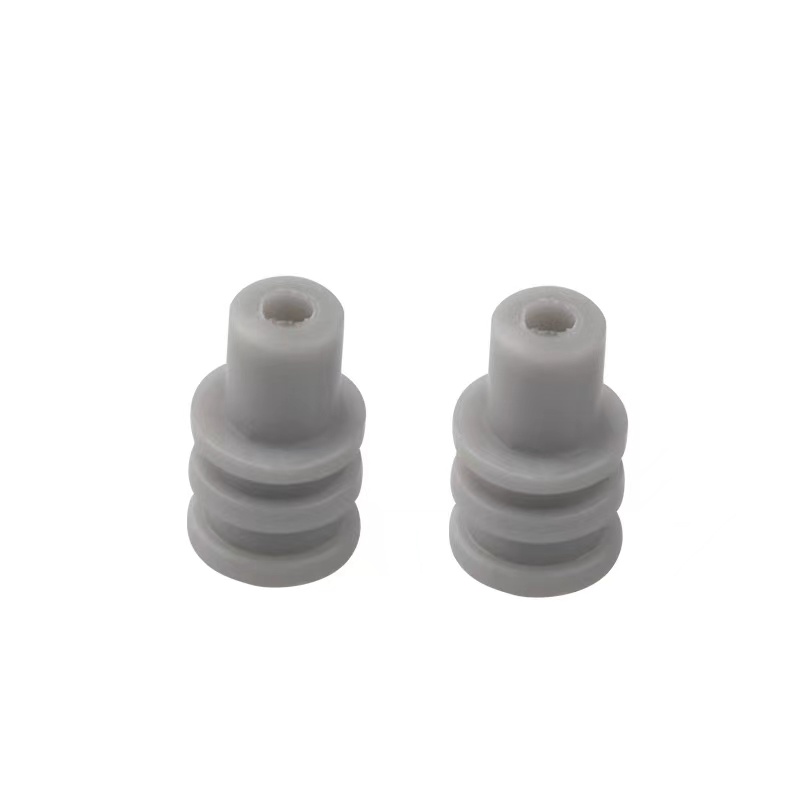 Auto Plug-In Holle Rubberen Ring Afdichting Grijze Plug Nr. 1 Grijze Kleine Lederen Connector Plug 963530-1