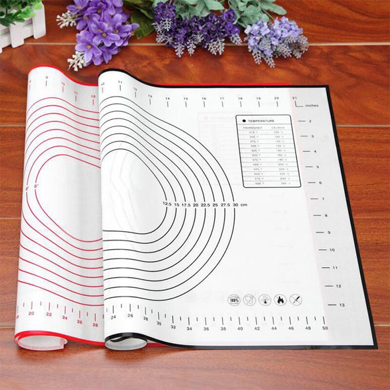 Kitchen Tools Silicone Baking Sheet Pad Rolling Dough Pastry Cakes Bakeware Liner Pad Mat Oven Pasta Pizza Cooking Accessories