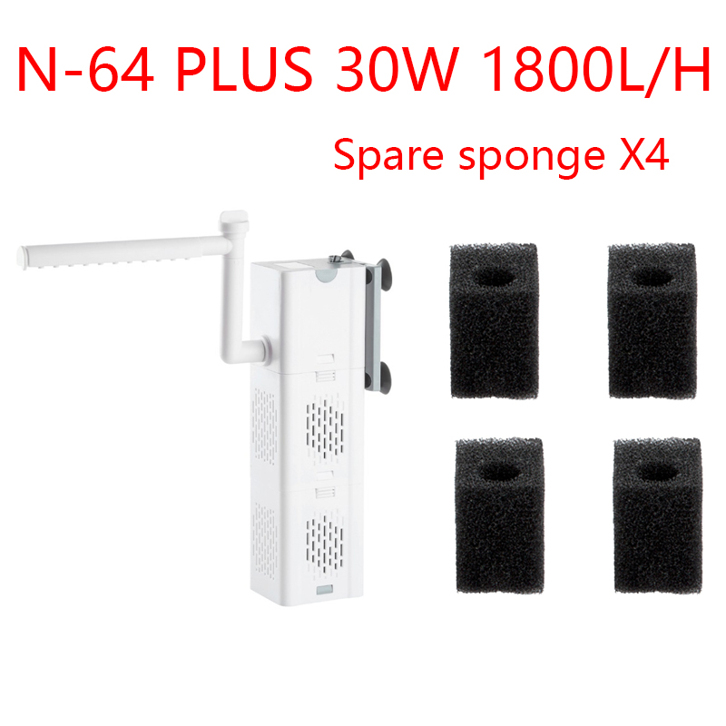 Zuurstof Lucht aquarium filter Aquarium Filter pomp Aquarium Pomp 110V 220V waterpomp aquarium DIY doos Spons bacteriën bal ring: XS / Licht Groen