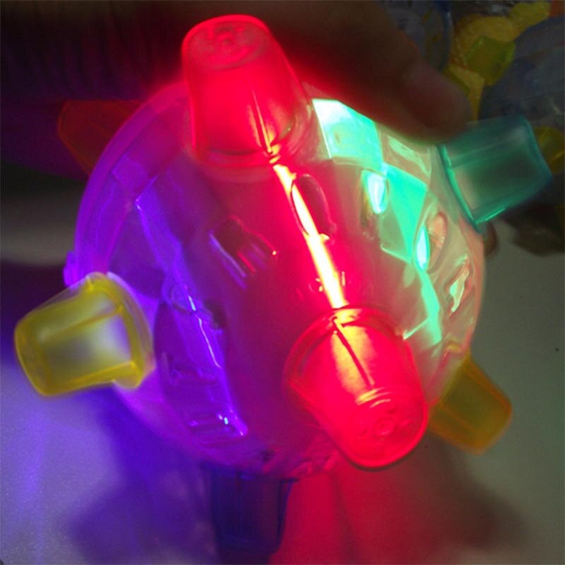 Springen Activering Bal Led Light Up Muziek Knipperende Stuiterende Vibrerende Bal Speelgoed Hond Chew Elektrische Speelgoed Dansen Bal