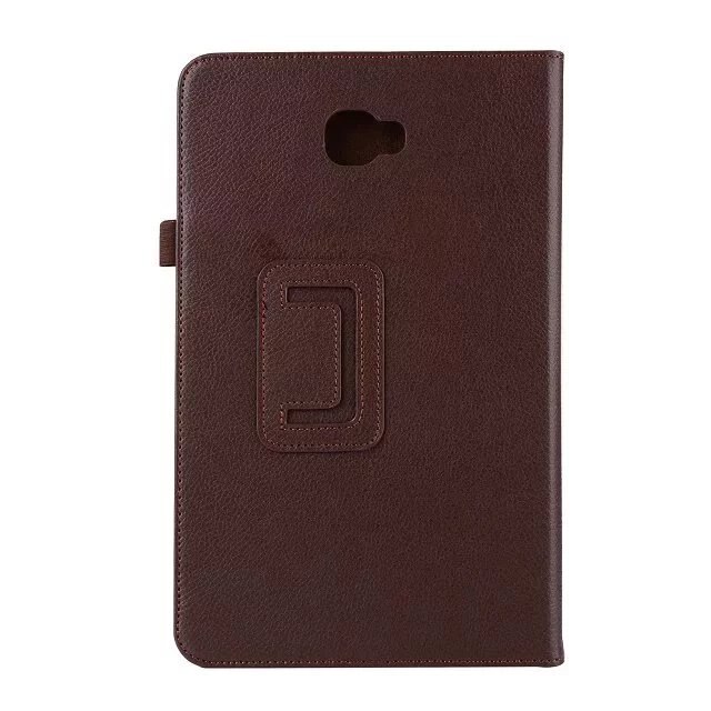 Tab A6 10.1Inch Tablet SM-T580 T585 T587 Case Pu Leather Stand Cover Auto Sleep/Wake Voor Samsung galaxy Tab Een A6 10.1 Case: Bruin