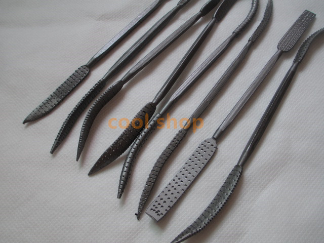 8 PC bois râpe Riffler fichier râpe outil Rifler ensemble pour menuisier