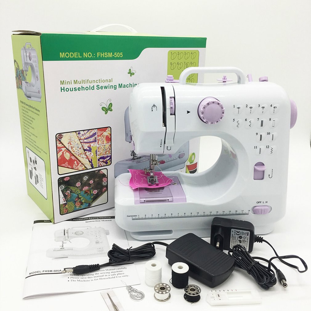 Practical Electric Sweing Tailor Small Household Electric Mini Multifunction Portable Sewing Machine