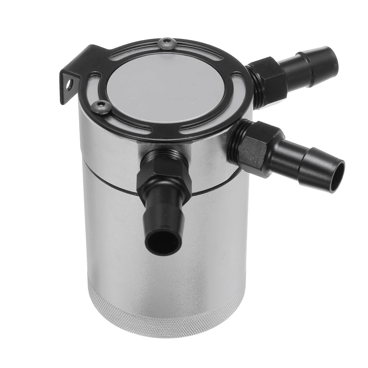 Autoleader Aluminum Baffled Car Oil Catch Can Tank Separator Reservoir Universal Oil Catch Tank Cans 3 Hole