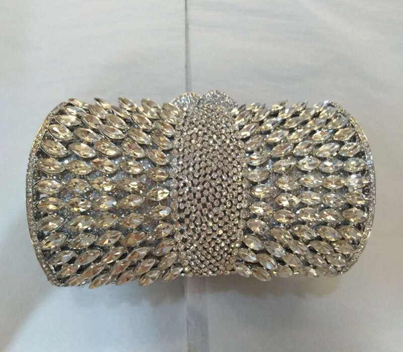 Ladies Handbags Diamond Skull Clutch Women Evening Bags Woman Shoulder Day Clutches Lady Glitter Handbags: as pictures 4