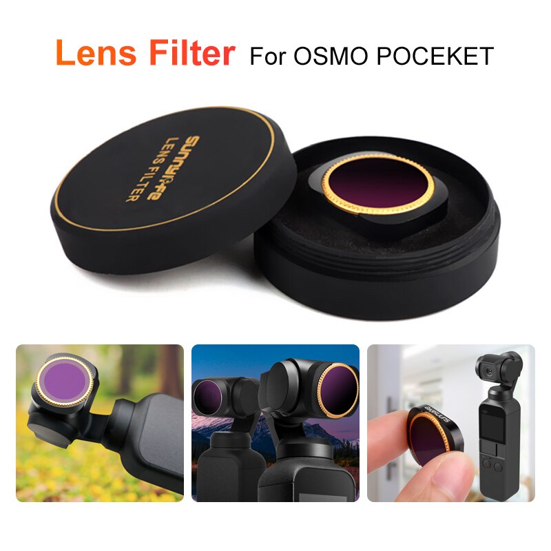 Akcesoria kieszonkowe DJI OSMO MCUV CPL ND4 ND8 ND16 ND 32 ND 64 filtr obiektywu kamery dla DJI OSMO kieszonkowa kamera kardanowa