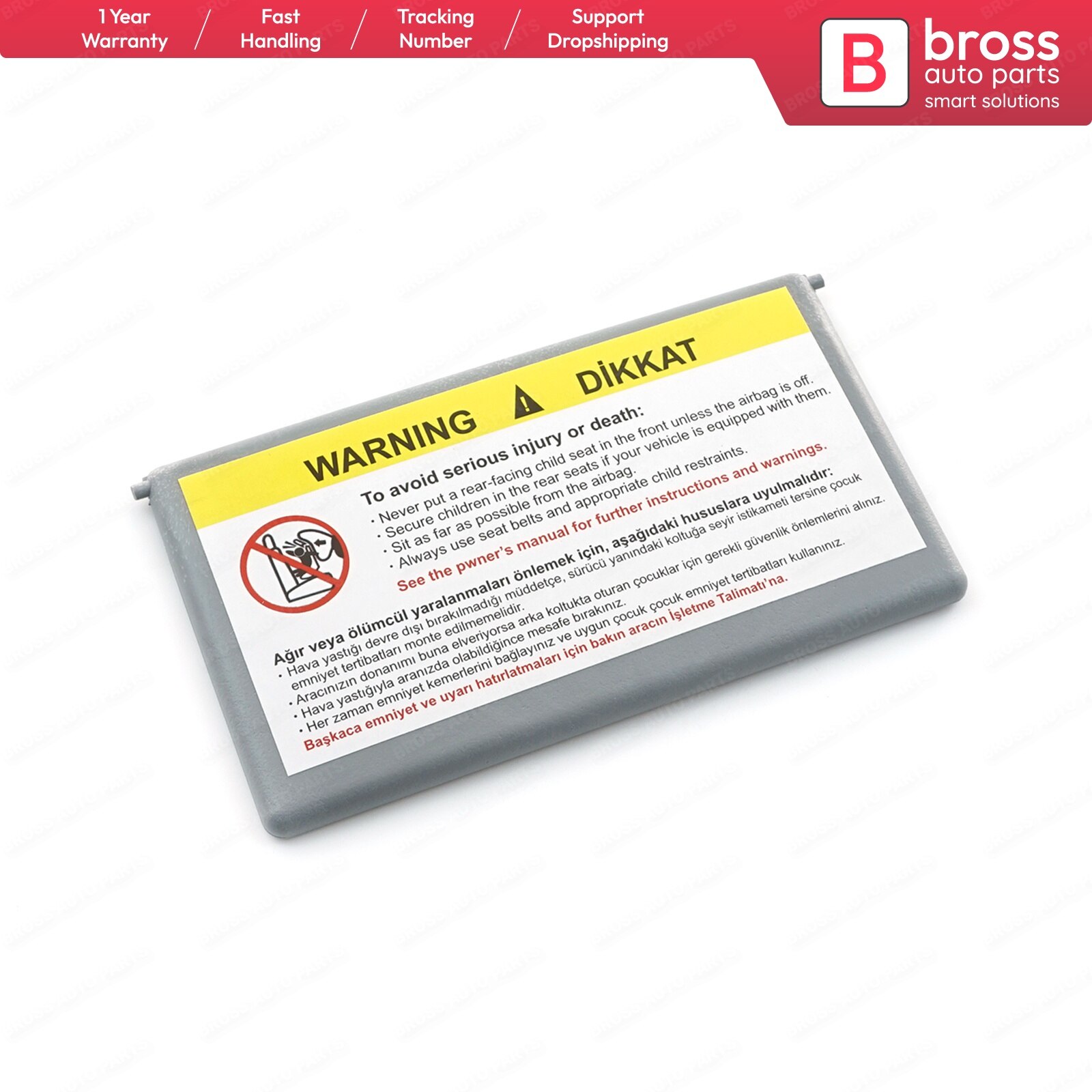 BDP164 SunVisor Sun Visor Shade Mirror Cover Gray Color A2038170220 For