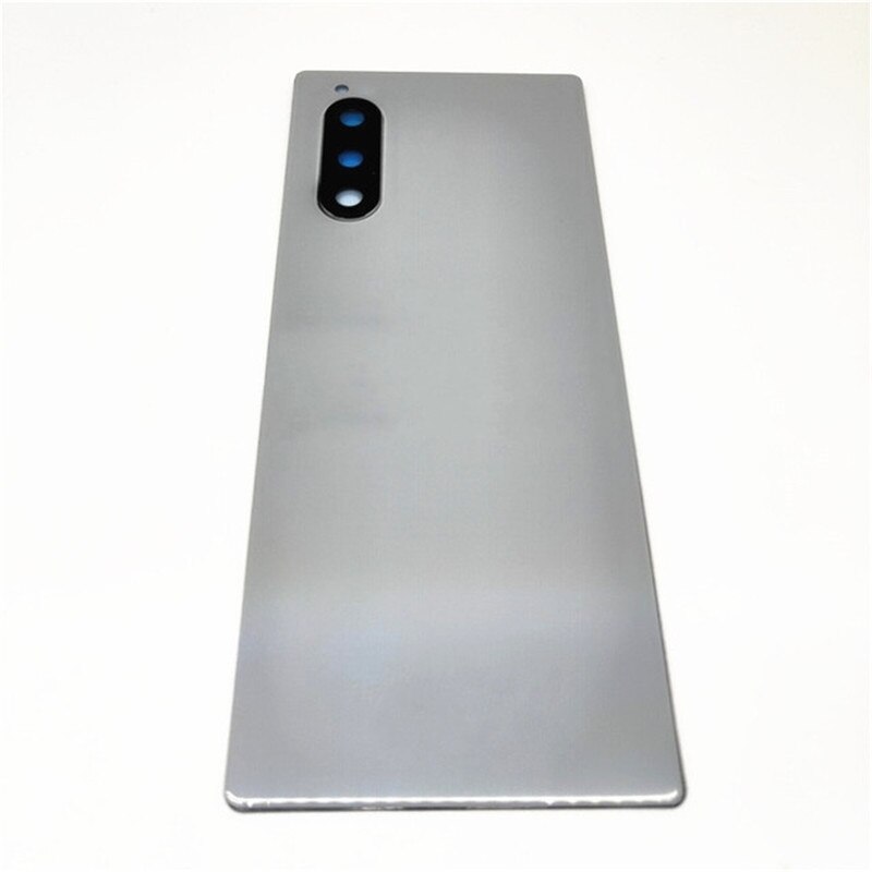 100% vetro originale per Sony Xperia 5 posteriore J8210 J8270 J9210 coperchio batteria coperchio alloggiamento sportello posteriore coperchio alloggiamento di ricambio