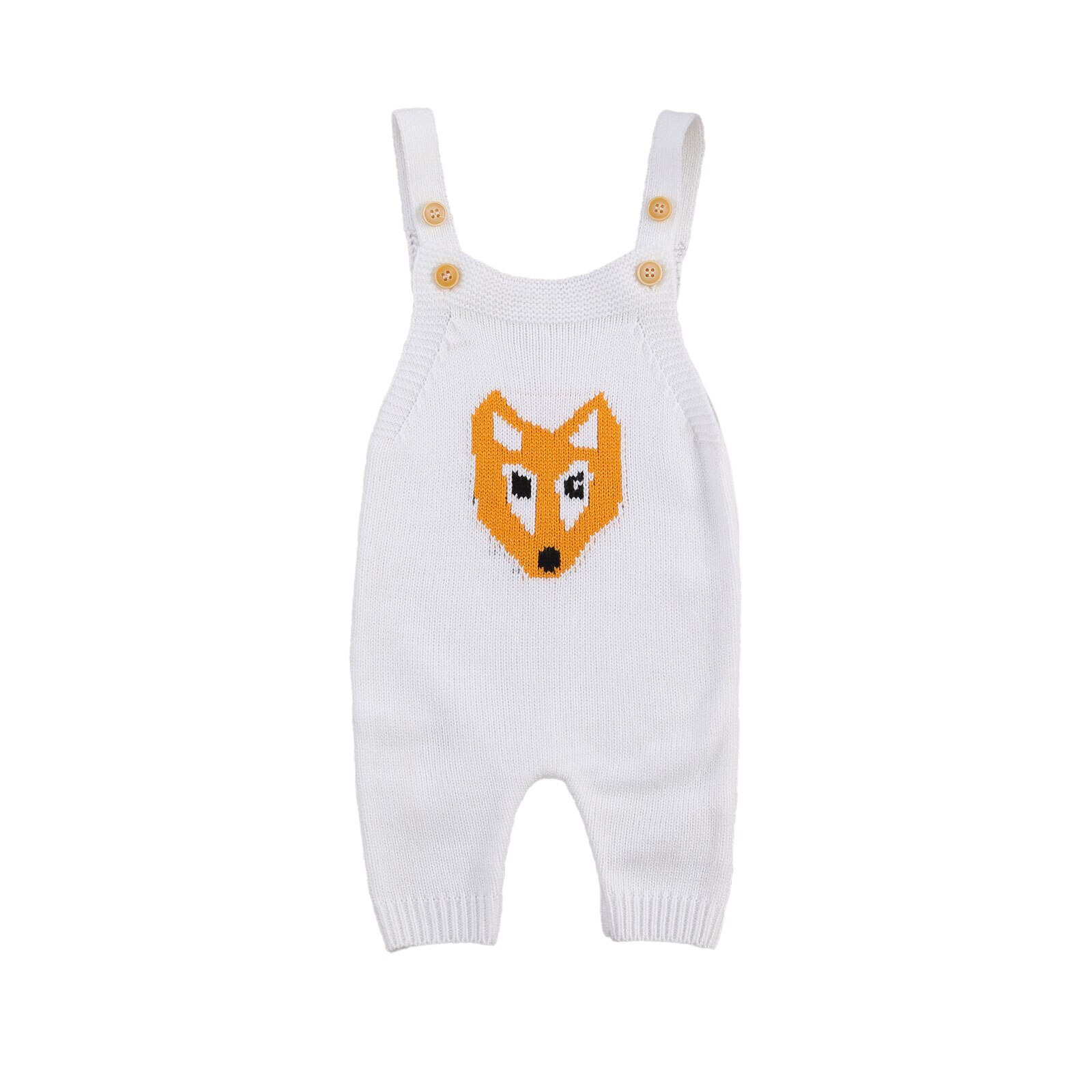 Peuter Jongens Meisjes Ronde Kraag Romper Pak Baby Mouwloze Een Stuk Bodysuit Dier Afdrukken Jumpsuits: B / 12m