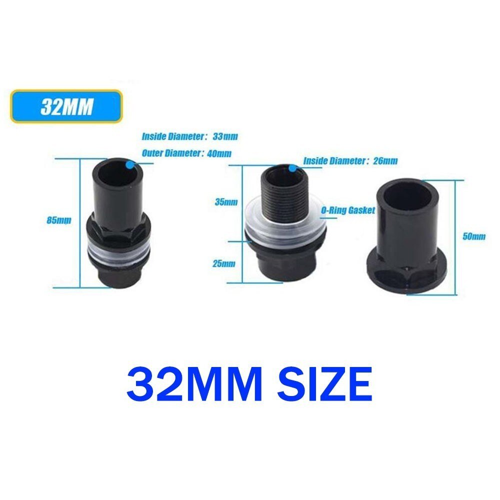 Aquarium Teich Fallrohr Biegen Schott Montage Anschluss Runde PVC Industrieller viel: 32mm