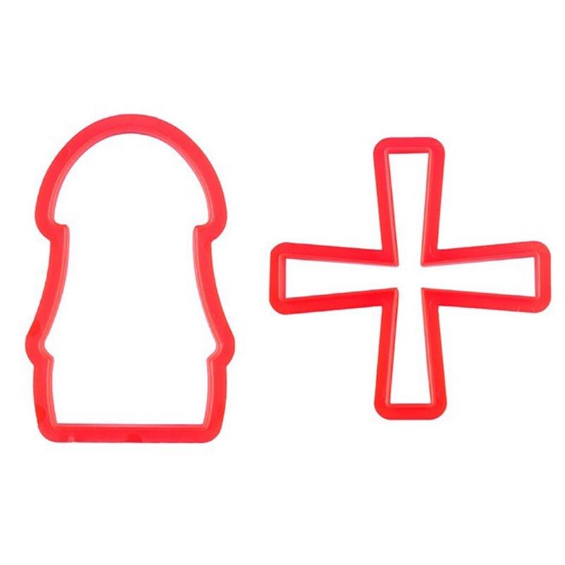 2PCS Windmill Cookie Cutter Easy to Clean Plastic DIY Biscuit Cutter Baking Tool Cookie Cake Mold DIY Cake Decorating Tools: windmill
