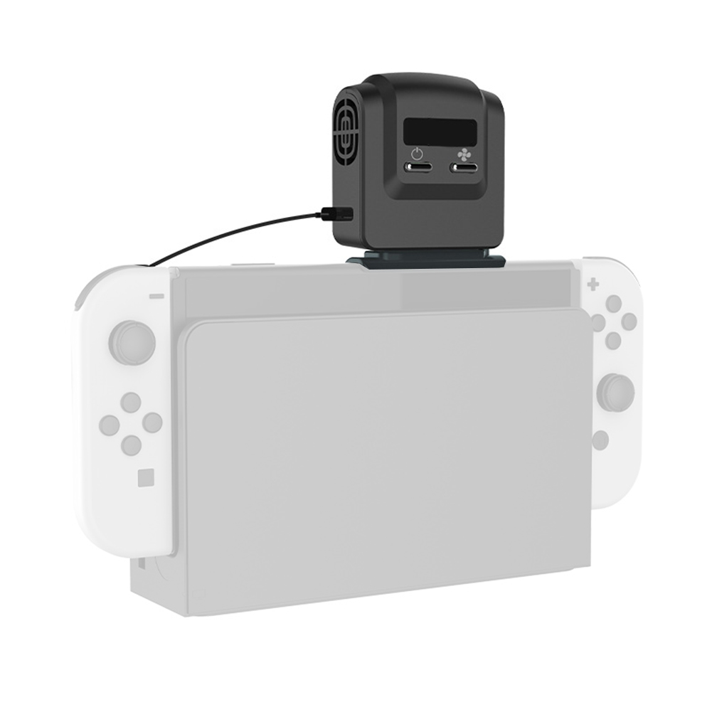 Draagbare Universele Externe Stille Koeling Fans Fit Voor Nintendo Switch Oled Docking Station Game Console Stand Radiator Cooler