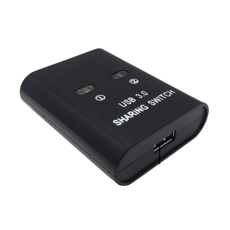 Divisor de impresora con 2 puertos USB 3,0, conmutador de Salida 2 en 1, dos ordenadores, comparte un dispositivo USB 3,0 con Cable
