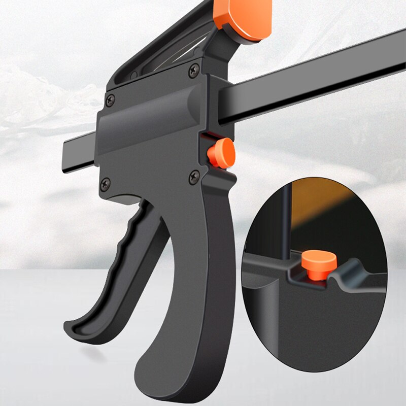 DTBD 24Inch Quick Ratchet Release Speed Squeeze Wood Working Work Bar Clamp Clip Kit Spreader Gadget Tool DIY Hand Woodworking