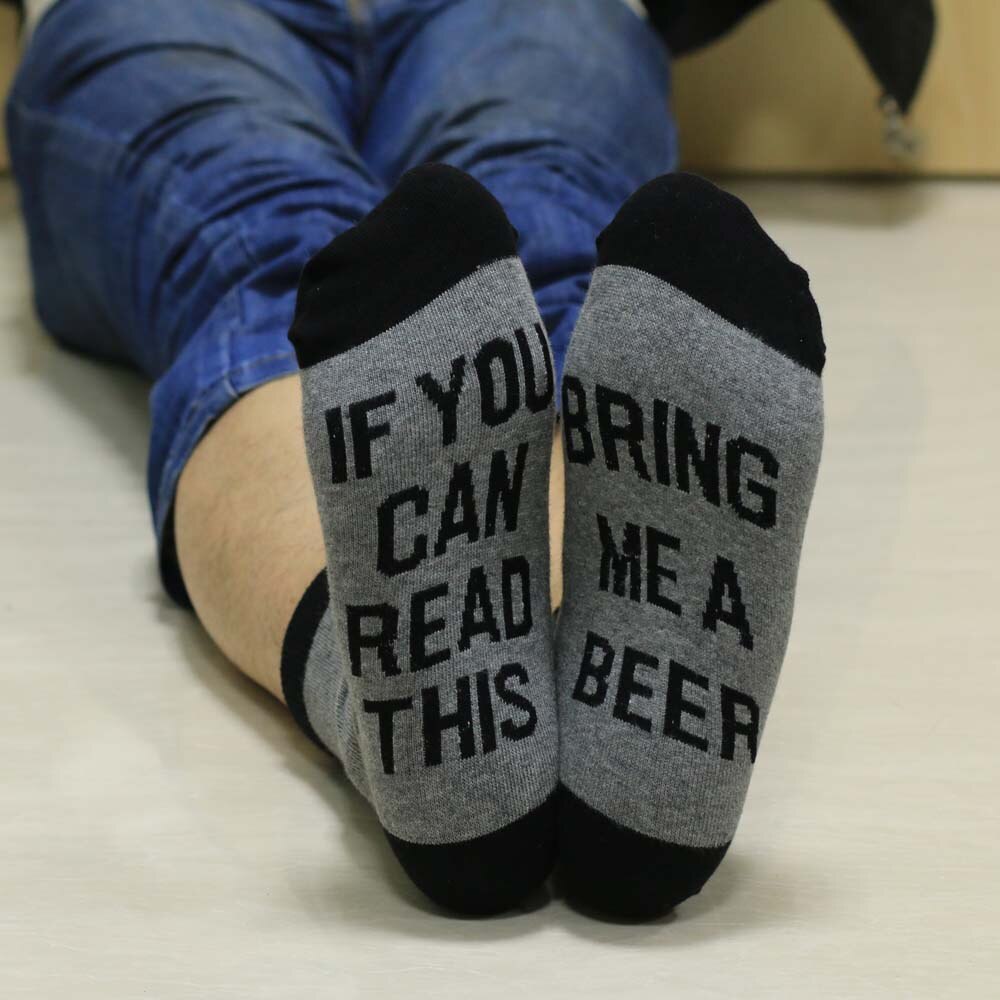 Custom wine socks If You can read this Bring Me a Glass of Wine Socks autumn spring fall Dobby Halloween Sock