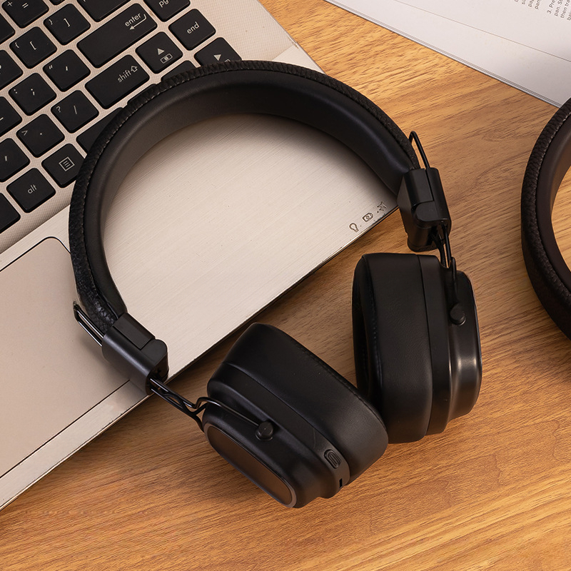 Nuevos auriculares deportivos retro Bluetooth con subwoofer inalámbrico para juegos: Negro