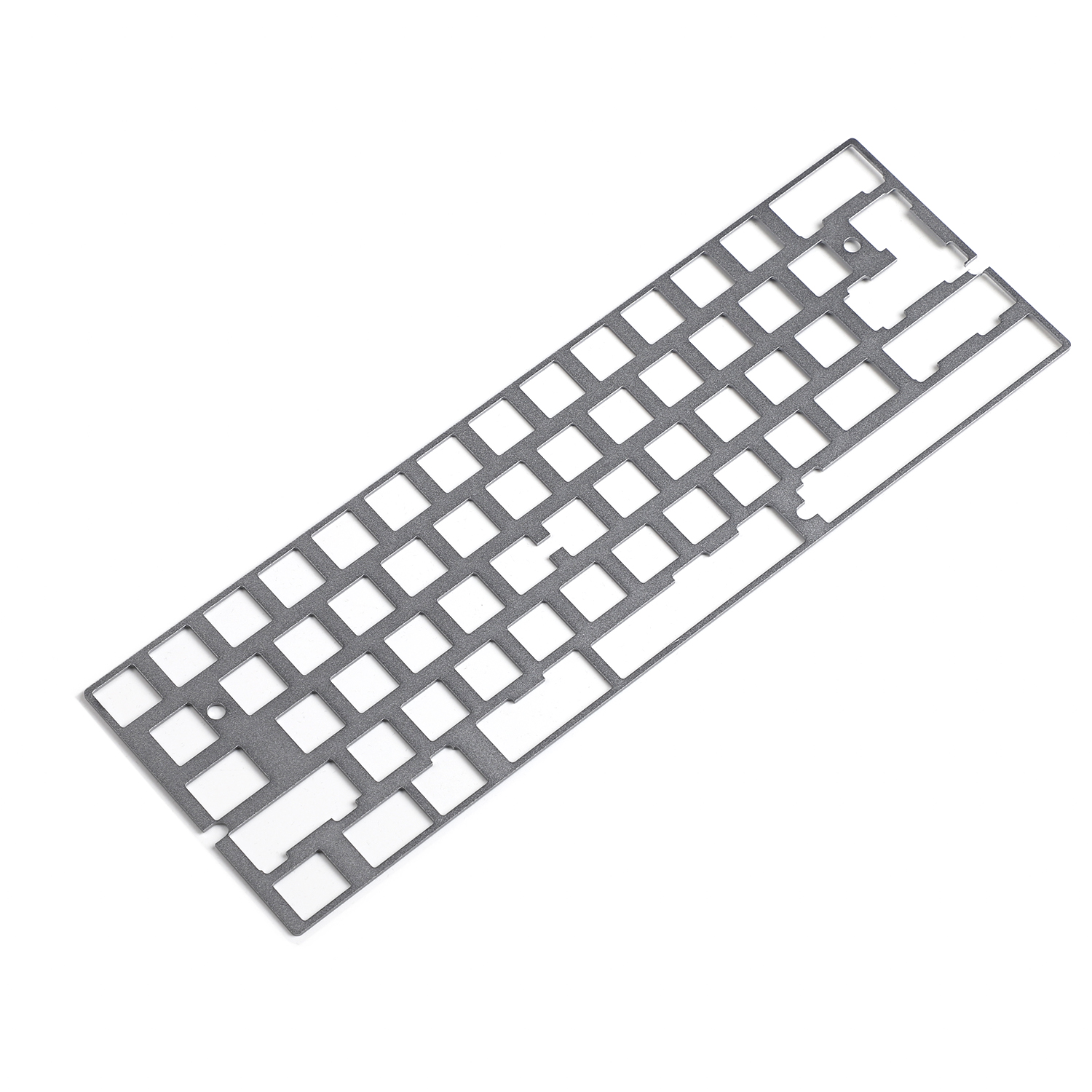 60% 61 64 Aluminum Steel Positioning Board Plate For DZ60 GH60 XD64 Bface YD64MQ DIY Mechanical Keyboard: GRAY