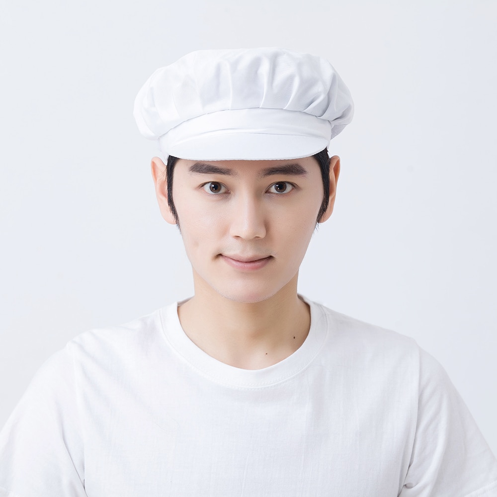 Chef Hat White Mesh Caps Men Women Kitchen Restaurant Food Service Work Hats Breathable Factory Warehouse Workshop Caps: 1