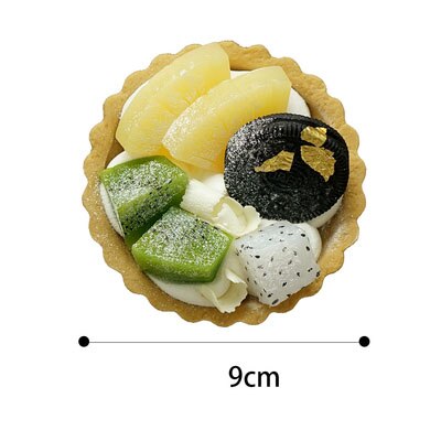Udsøgt simuleret frugtskål frugtkage model display simulering kage dessert jordbær tærte kage bagning butiksvindue: D