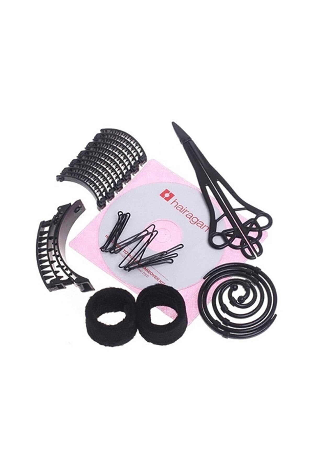 Hairagami-Set de 12 piezas con de pelo y Dvd