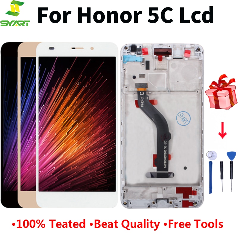 For Huawei Honor 5C LCD NEM-L21 NEM-L51 Screen For Huawei Honor 5C LCD Display Touch Screen Digitizer replacement parts frame