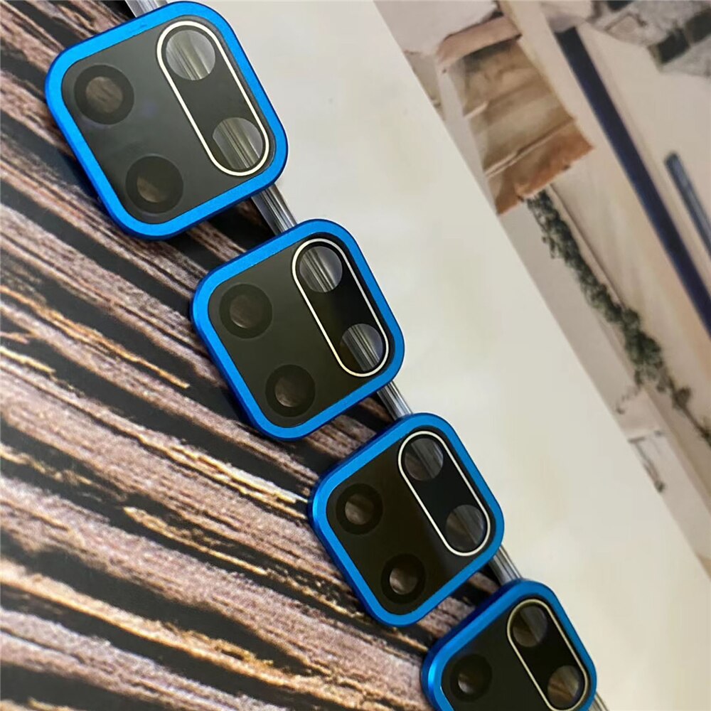 per Xiaomi Redmi Nota 9S 9 pro Obiettivo di Vetro della Fotocamera Posteriore Del Telefono di Protezione Tappo di Copertura in Lega di Titanio Della Copertura Della Lente accessori