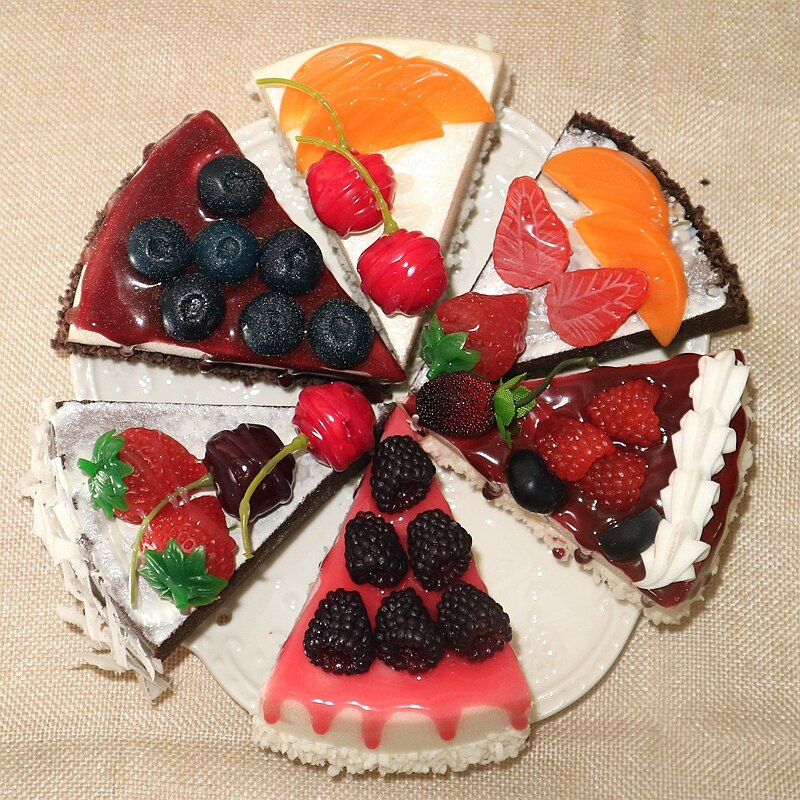 Simulation Cake 6pcs/Set Simulation cake model fruit cake model or... – Vicedeal