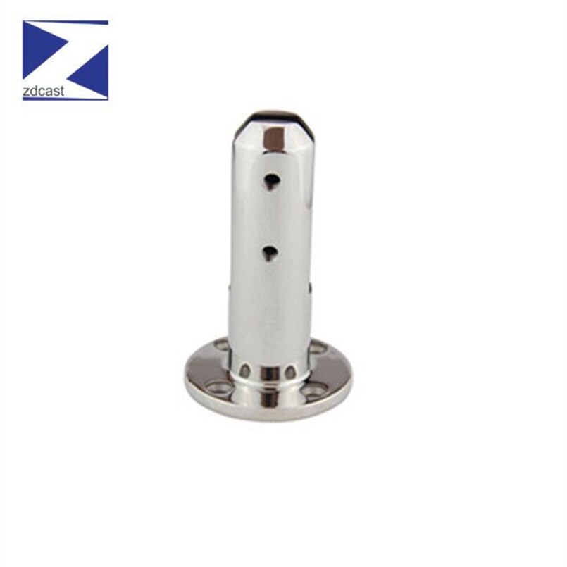Balustrade de balcon rond en acier inoxydable | Miroir 316 clôture de piscine, bec de verre