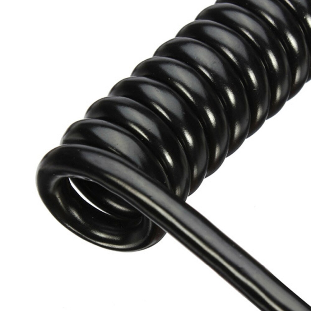 Jimier CY-Cable de 90 grados con ángulo recto, Mini HDMI, compatible con macho a HDMI, Cable de resorte elástico macho de 4 pies