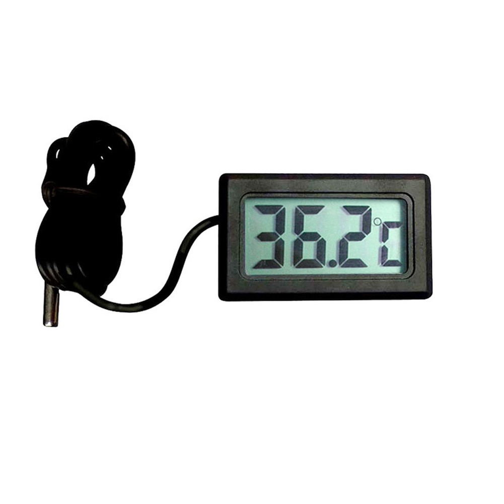 Car Thermometer Osculum Type LCD Voertuig gemonteerde Digitale Thermometer Celsius Fahrenheit Voor Auto