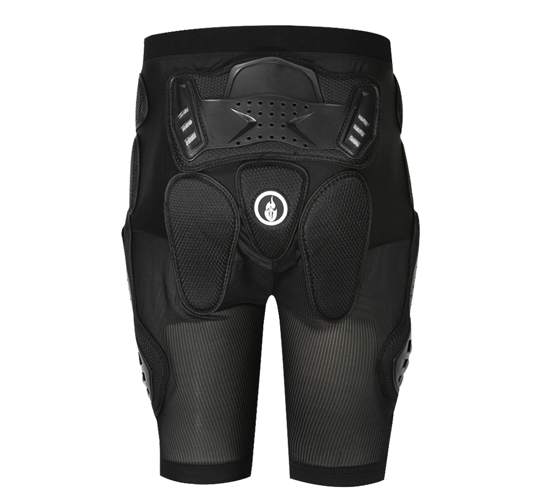 Wosawe åndbar motorcykel shorts bukser hoftebeskyttelse rustning downhill mtb cykel ski sport hockey motocross beskyttelsesudstyr: Xxl