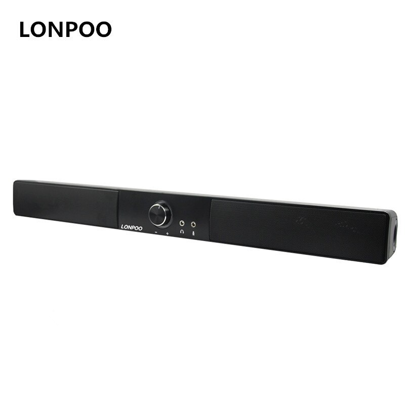 LONPOO Soundbar Bluetooth Speaker 10W USB Speaker For Computers Laptop PC iPhone Soundbar AUX Heaphone Bluetooth Speakers