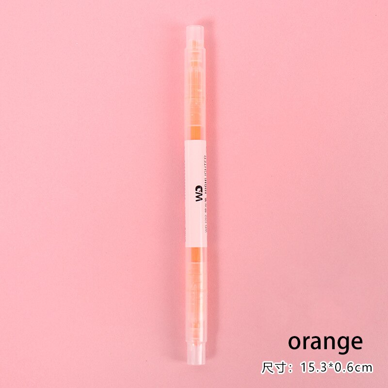 Rotulador de doble punta, juego único de 6 colores, de color caramelo, manual, diario, decoración: figure 2