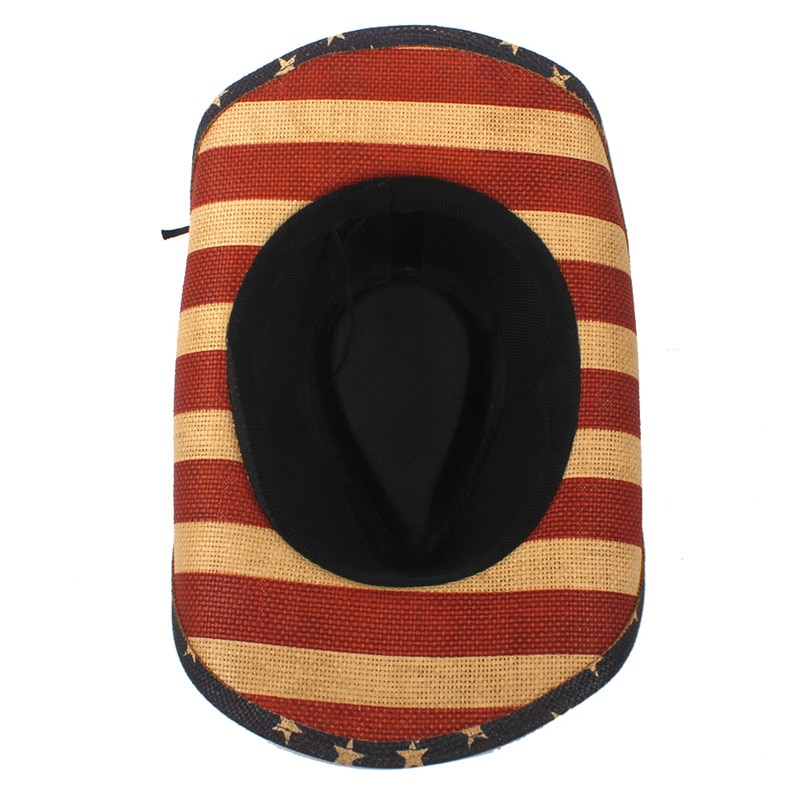 Dames heren stro cowboyhoed heer western sombrero hombre cowgirl jazz petten